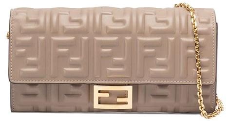 portefeuille continental fendi|Women's Baguette Continental Wallet With Chain .